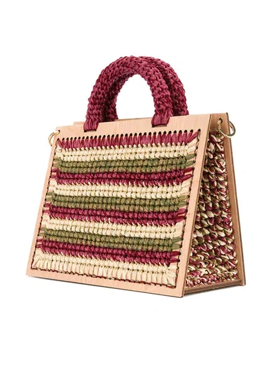 Shop 711 Madame Lefranc Xl Shoulder Bag In Multicolour
