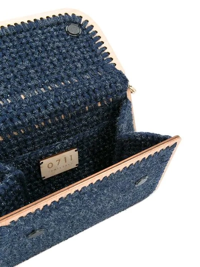 Shop 711 0 Antoine Monaco Shoulder Bag - Blue