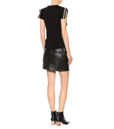 Shop Philosophy Di Lorenzo Serafini Sleeveless Cotton Top In Black