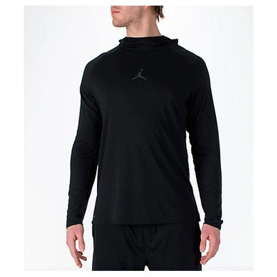 Nike Men s Air Jordan 23 Alpha Long sleeve Training Hoodie Black ModeSens