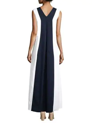 max mara navy blue dress