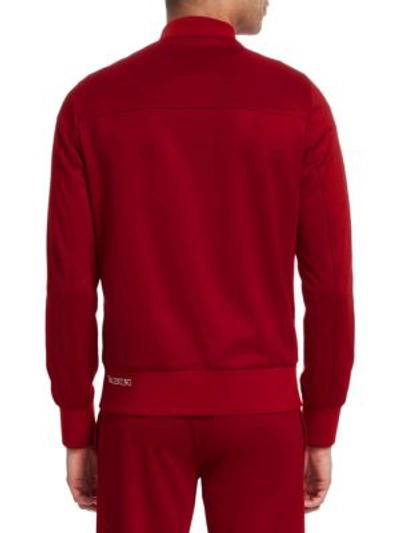 Shop Valentino Track Jacket In Red