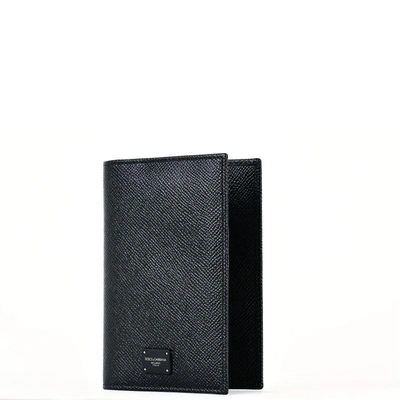 Shop Dolce & Gabbana Black Leather Case