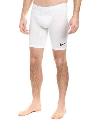 white nike pro compression shorts 