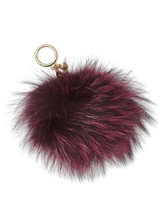 michael kors pom pom key charm