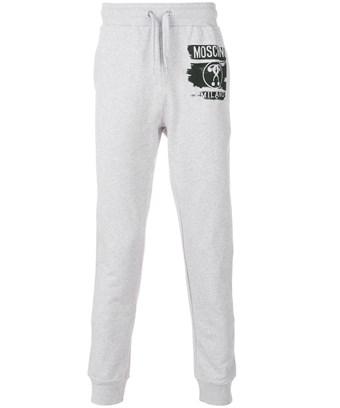 moschino joggers mens grey