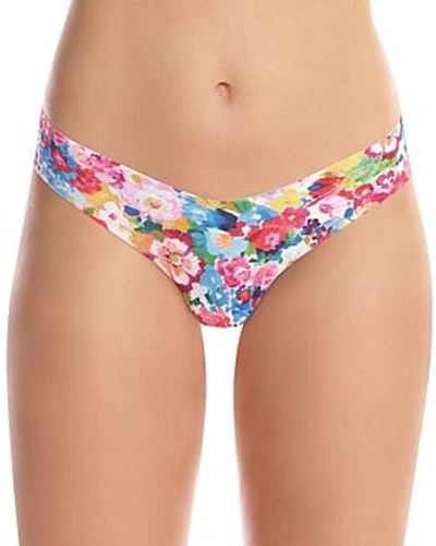 Shop Commando Printed Classic Thong In Impressionist Floral