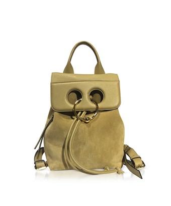 suede backpack women's