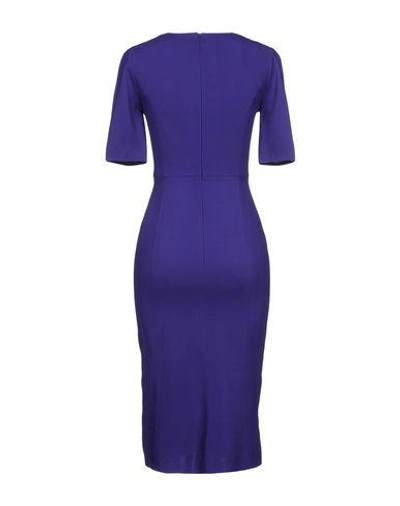 Shop Peter Pilotto Knee-length Dress In Purple