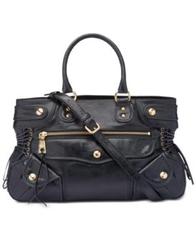 Shop Dkny Dana Extra-large Satchel, Created For Macy's In Black