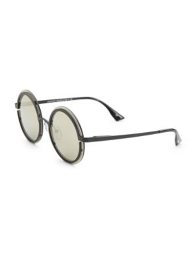 Shop Le Specs Ovation Matte Black & Gold Sunglasses