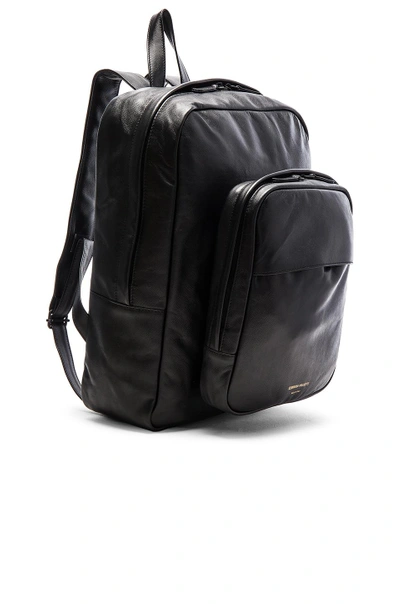 Shop Common Projects Leather Backpack In Black