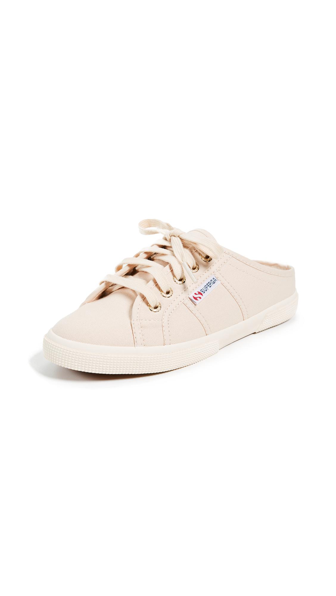 superga canvas mule sneakers