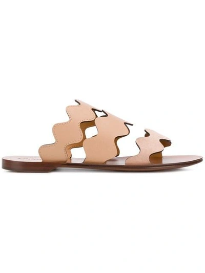 Shop Chloé Lauren Flat Sandals