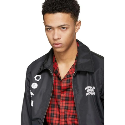 Shop Lanvin Black Symbols Jacket In 10