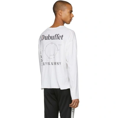 Shop Enfants Riches Deprimes White Long Sleeve Art Brut Dubuffet T-shirt In White/black