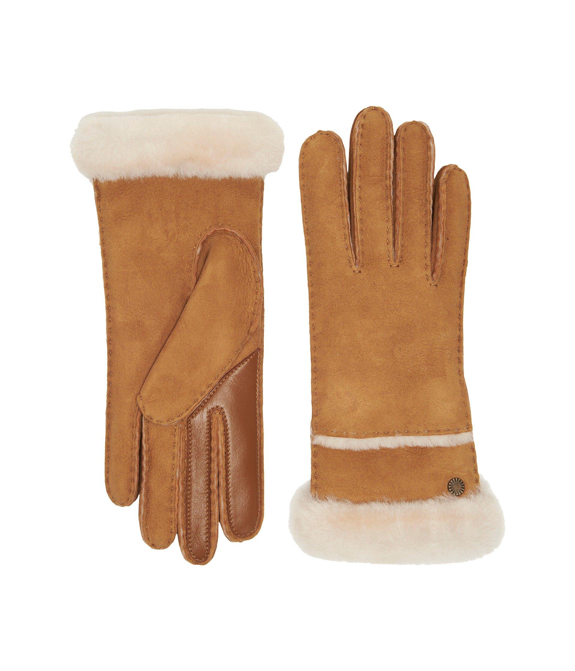ugg leather sheepskin vent glove