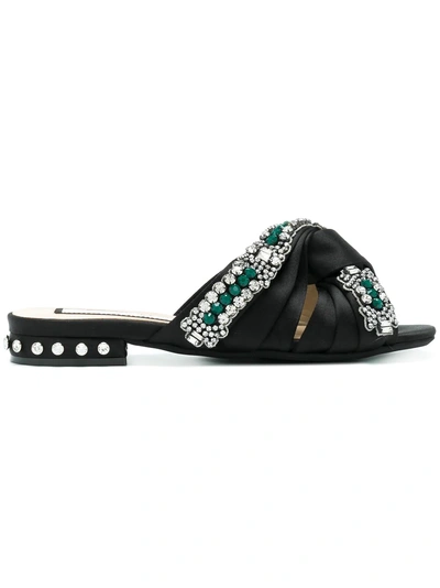 Shop N°21 Jewel Embellished Knot Sandals