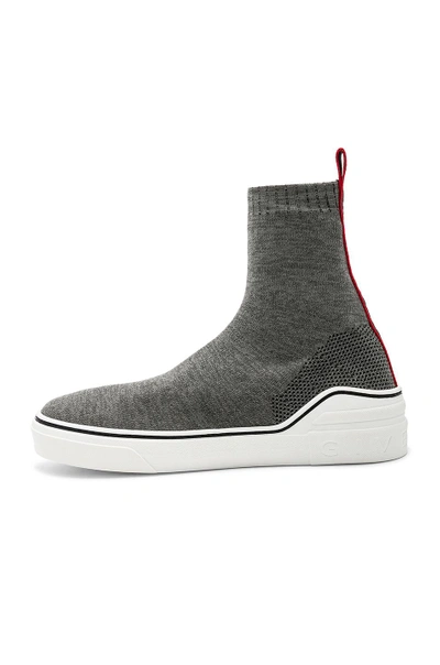 Shop Givenchy George V Mid Sock Sneakers In Gray