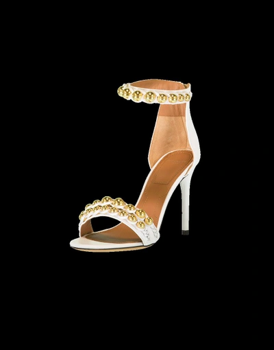 Shop Givenchy Pearl Cocktail Sandal In White