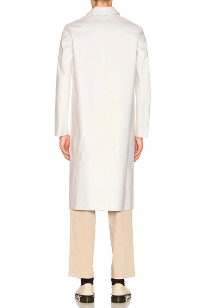 Shop Maison Margiela X Mackintosh Coat In White