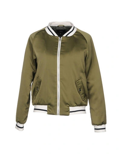 Shop Goldie London Bomber In Military Green