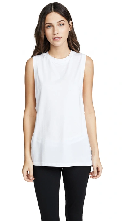 Shop Calvin Klein Underwear Modern Cotton Sleep Tank In White