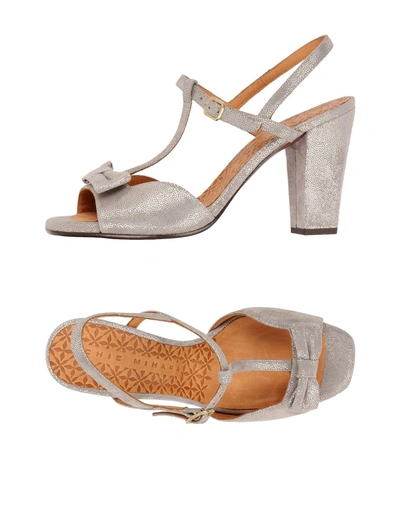 Shop Chie Mihara Sandals In Grey