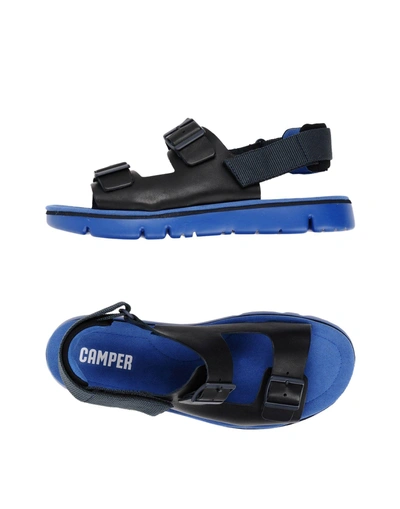 Shop Camper Sandals In Dark Blue