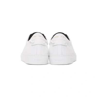 Shop Givenchy White And Black 1952 Urban Street Sneakers In 116 Wht/blk