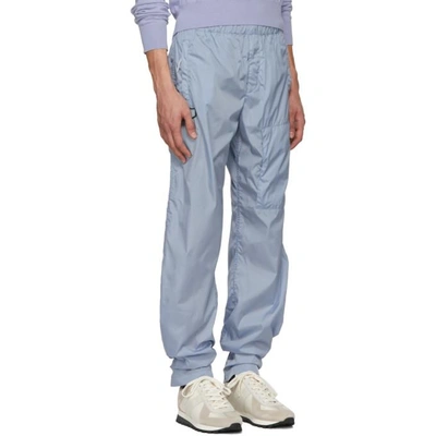 Shop Givenchy Blue Nylon Jogging Lounge Pants In 452 Blue