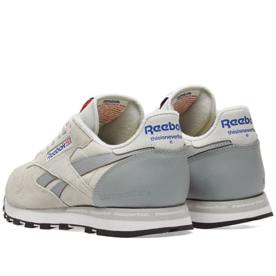 Reebok X Thisisneverthat Classic Leather In Grey | ModeSens
