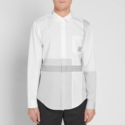 Shop Wooyoungmi Panelled Shirt In White