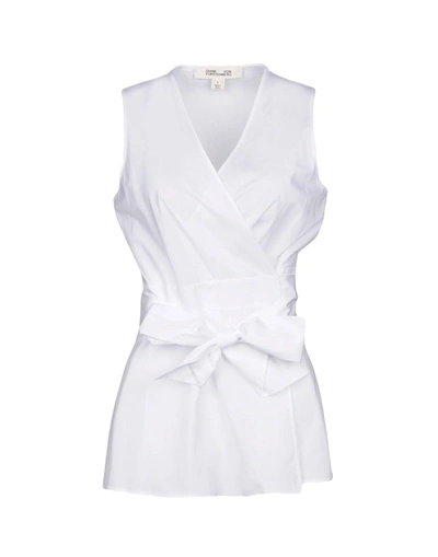 Shop Diane Von Furstenberg Top In White
