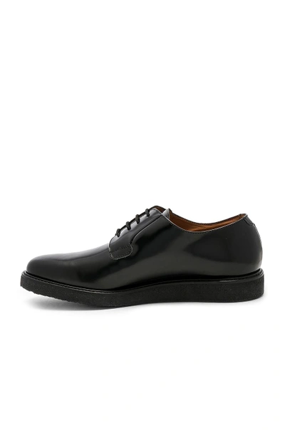 Shop Common Projects Derby Shine In Black & Black
