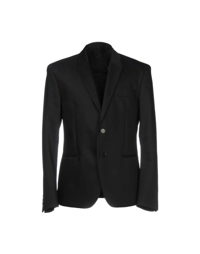 Shop Versace Blazers In Black