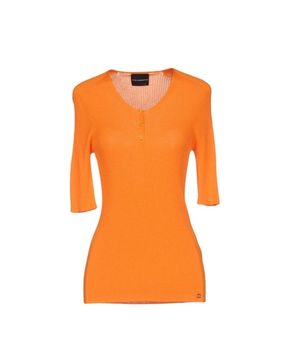 Shop Atos Lombardini Sweaters In Orange