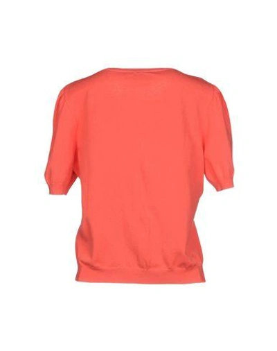 Shop Boutique Moschino Cardigan In Coral