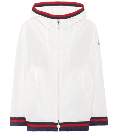 Shop Moncler Cleo Hooded Jacket In White
