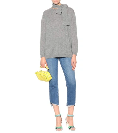 Shop Valentino Cashmere Sweater In Grey