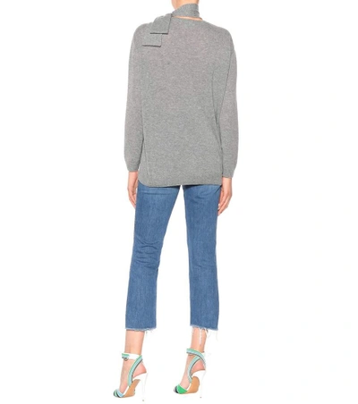 Shop Valentino Cashmere Sweater In Grey