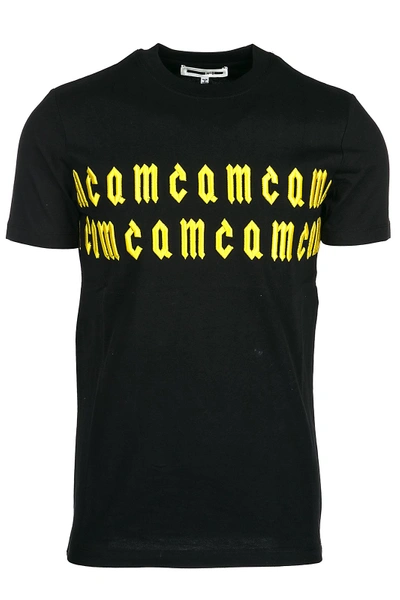 Shop Mcq By Alexander Mcqueen Men's Short Sleeve T-shirt Crew Neckline Jumper In Black