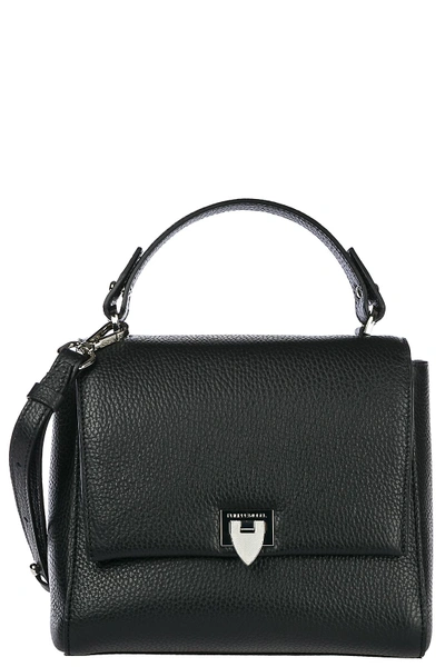 Shop Philippe Model Women's Leather Shoulder Bag Petit Model In Black