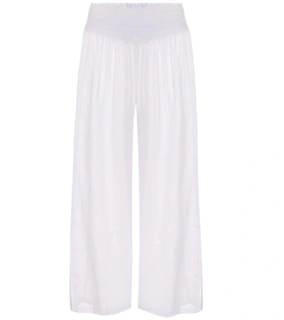 Shop Heidi Klein Seychelles Cotton Culottes In White