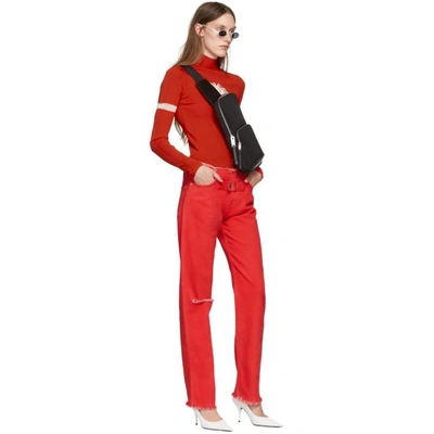 Shop Alyx 1017  9sm Red Logo Turtleneck In 033 Red