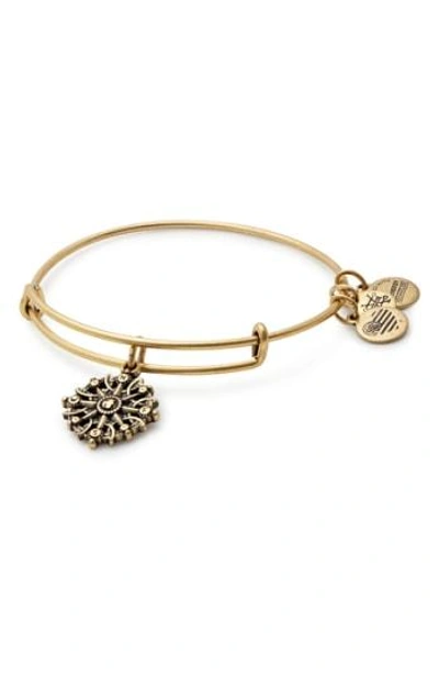 Shop Alex And Ani Compass Adjustable Wire Bangle (nordstrom Exclusive) In Russian Gold
