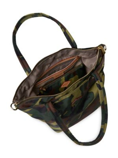 Shop Mz Wallace Camouflage-print Tote In Dark Blue