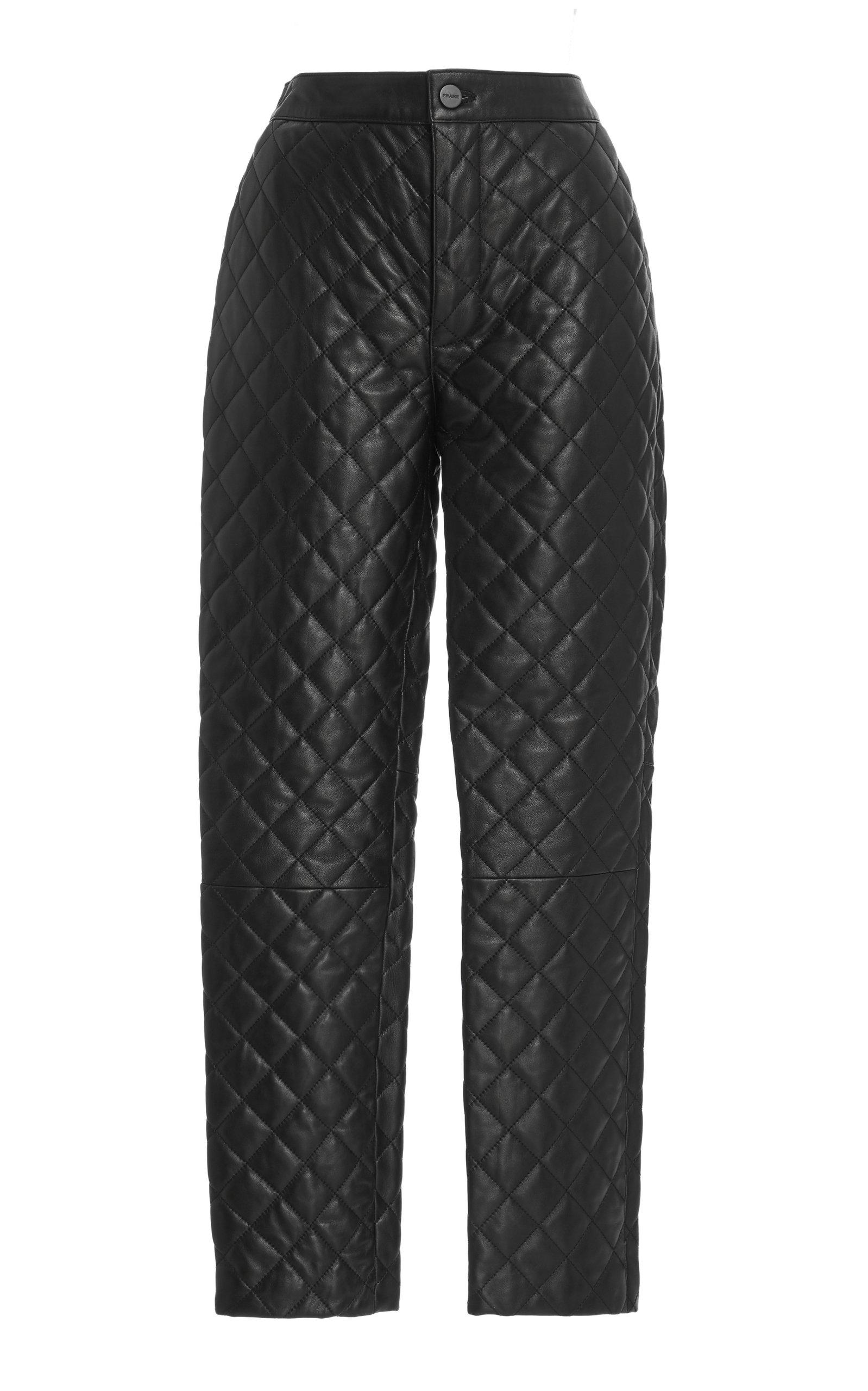 Frame Quilted Pant In Black | ModeSens