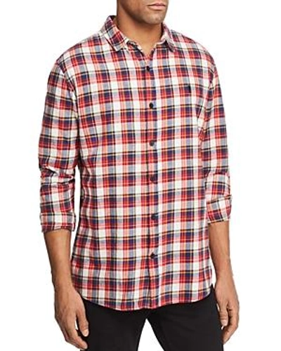 Shop Nana Judy Rush Plaid Graphic Back Button-down Shirt - 100% Exclusive In Red