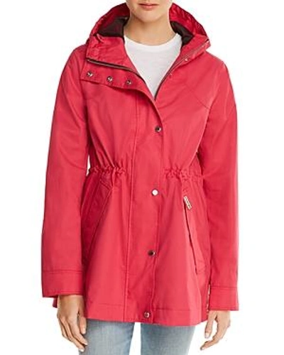 Shop Hunter Original Cotton Smock Raincoat In Bright Pink